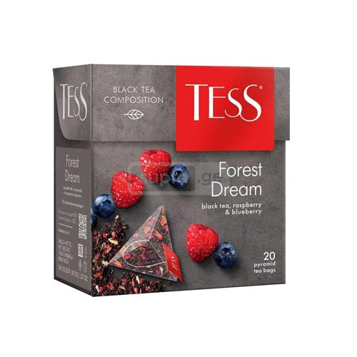 TESS-ტესი Forest Dream შავი ჩაი ჟოლო & მოცვი პირამიდებში 1.8გრ 20ც